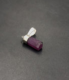Natural Ruby Pendant with 925 Sterling Silver