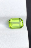Amazing piece Emerald cut 2.90Ct Natural Peridot Top Quality