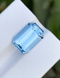 6.30CT Aquamarine Ocean blue Color Top Quality Aquamarine