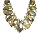 Lace Agate Sterling Silver Necklace - Gorgeous