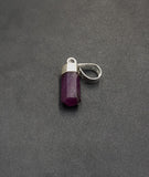 Natural Ruby Pendant with 925 Sterling Silver