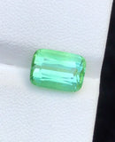 3.70CT Natural Mint Green Tourmaline – Vibrant Color and Clarity