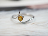9K Gold Ring with Natural Yellow Sapphire