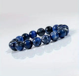 Quality Natural Sodalite Stretchable Bracelet.