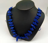 Natural A+++ Lapis Lazuli Madani Freeform Necklace