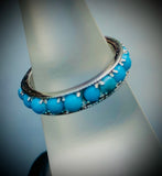High Quality Natural Turquoise Ring With 925 Sterling Silver