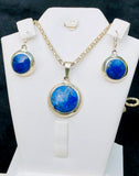 Lapis Lazuli Jewellery Set | Ring | Earrings | Necklace Pendant