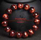 Natural Red Tiger Eye Stretchable Bracelet